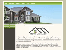 Tablet Screenshot of homeloanzone.net